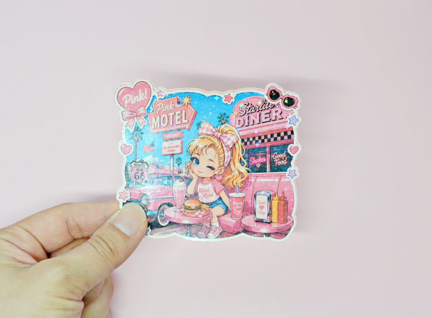 Girly Pink-sticker