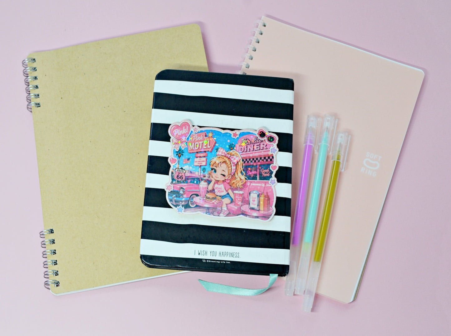 Girly Pink-sticker
